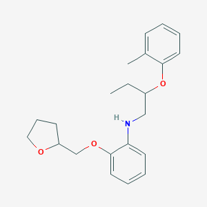 N-[2-(2-Methylphenoxy)butyl]-2-(tetrahydro-2-furanylmethoxy)aniline图片