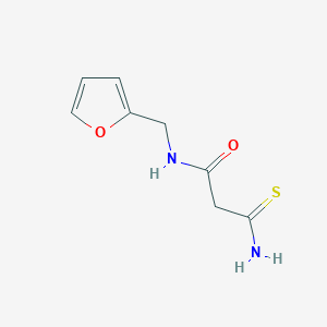 2-carbamothioyl-N-(furan-2-ylmethyl)acetamide图片
