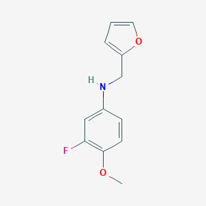 3-Fluoro-N-(furan-2-ylmethyl)-4-methoxyaniline图片
