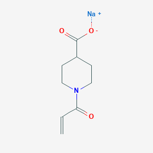 sodium 1-(prop-2-enoyl)piperidine-4-carboxylate图片
