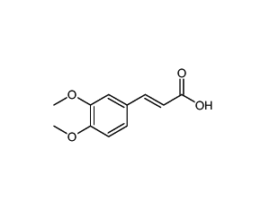 3,4-二甲氧基肉桂酸图片