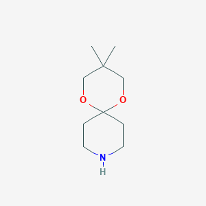 3,3-dimethyl-1,5-dioxa-9-azaspiro[5,5]undecane图片