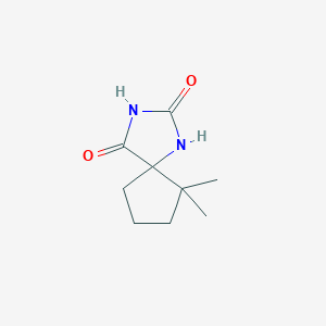 6,6-dimethyl-1,3-diazaspiro[4,4]nonane-2,4-dione图片