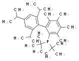 2-二叔丁基膦-3,4,5,6-四甲基-2′,4′,6′-三异丙基-1,1′-联苯图片