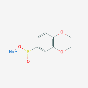 sodium 2,3-dihydro-1,4-benzodioxine-6-sulfinate图片