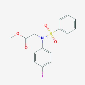 Methyl N-(4-iodophenyl)-N-(phenylsulfonyl)glycinate图片