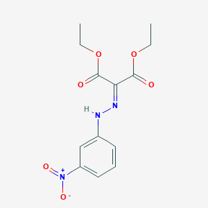 1,3-diethyl 2-[2-(3-nitrophenyl)hydrazin-1-ylidene]propanedioate图片
