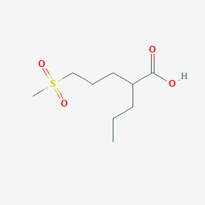 5-methanesulfonyl-2-propylpentanoic acid图片