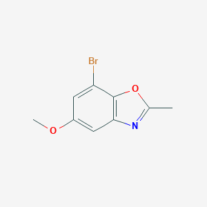 7-Bromo-2-methyl-1,3-benzoxazol-5-yl Methyl Ether图片