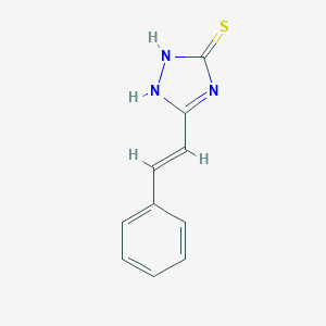 3-(2-phenylethenyl)-4,5-dihydro-1H-1,2,4-triazole-5-thione图片