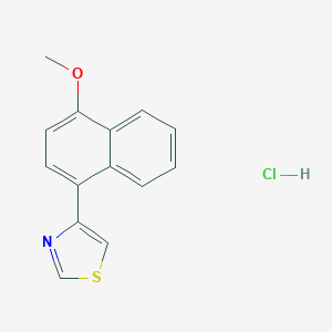 Methyl 4-(1,3-Thiazol-4-yl)-1-naphthyl Ether Hydrochloride图片