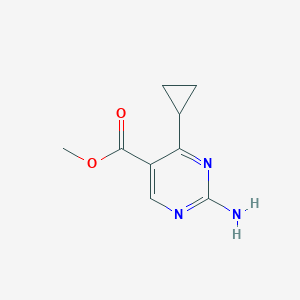 Methyl 2-amino-4-cyclopropylpyrimidine-5-carboxylate图片