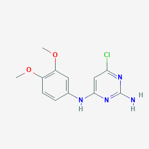 6-chloro-N~4~-(3,4-dimethoxyphenyl)-2,4-pyrimidinediamine图片