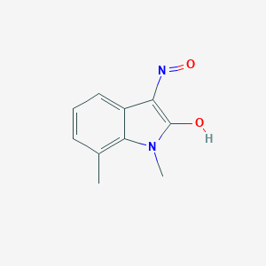 (3Z)-1,7-dimethyl-1H-indole-2,3-dione 3-oxime图片