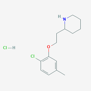 2-[2-(2-Chloro-5-methylphenoxy)ethyl]piperidinehydrochloride图片