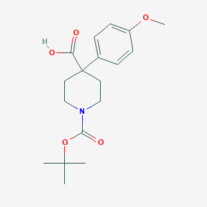 1-Boc-4-(4-methoxyphenyl)-4-carboxypiperidine图片