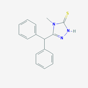 5-(diphenylmethyl)-4-methyl-4H-1,2,4-triazole-3-thiol图片