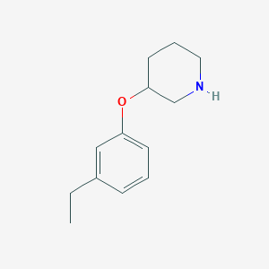 3-(3-Ethylphenoxy)piperidine hydrochloride图片