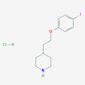 4-[2-(4-Iodophenoxy)ethyl]piperidine hydrochloride图片
