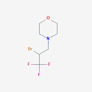 4-(2-Bromo-3,3,3-trifluoropropyl)morpholine图片