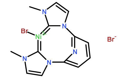 溴[(2,6-吡啶二基)双(3-甲基-1-咪唑-2-甲叉基)]溴化镍图片