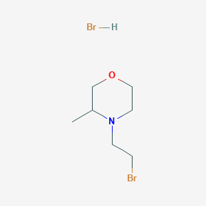 4-(2-Bromoethyl)-3-methylmorpholine hydrobromide图片