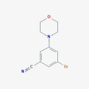 N-(3-Bromo-5-cyano-phenyl)-morpholine图片