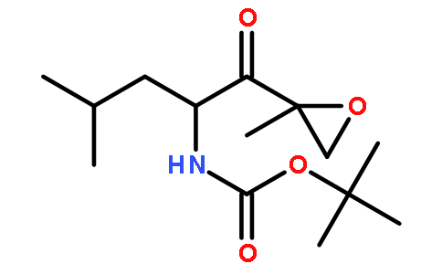 tert-butylN-[(2S)-4-methyl-1-[(2R)-2-methyloxiran-2-yl]-1-oxopentan-2-yl]carbamate图片