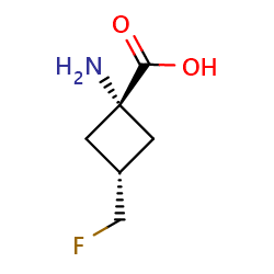 cis-1-amino-3-(fluoromethyl)cyclobutane-1-carboxylicacid图片