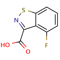 4-fluoro-1,2-benzothiazole-3-carboxylicacid图片