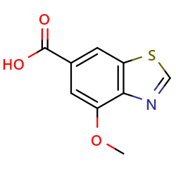 4-methoxy-1,3-benzothiazole-6-carboxylicacid图片