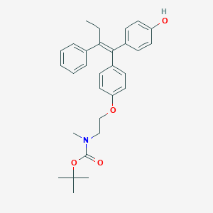 N-Boc-N-desmethyl-4-hydroxy Tamoxifen(E/Z Mixture)图片