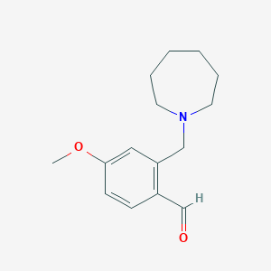 2-(azepan-1-ylmethyl)-4-methoxybenzaldehyde图片