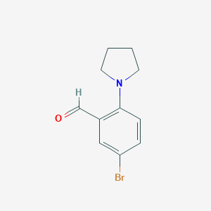 5-Bromo-2-(pyrrolidin-1-yl)benzaldehyde图片
