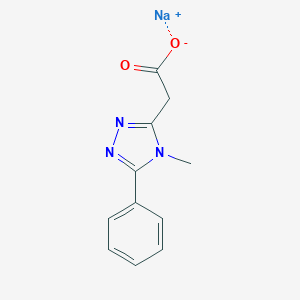 Sodium 2-(4-Methyl-5-phenyl-4H-1,2,4-triazol-3-yl)acetate图片