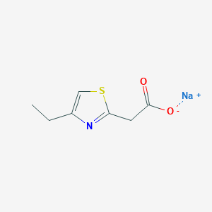 sodium 2-(4-ethyl-1,3-thiazol-2-yl)acetate图片