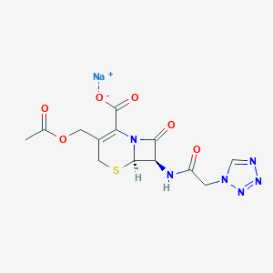 Sodium 7-(1H-Tetrazol-1-acetamido)cephalosporanate图片