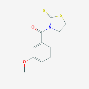 3-(3-methoxybenzoyl)-1,3-thiazolidine-2-thione图片
