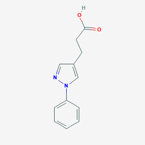 3-(1-Phenyl-1H-pyrazol-4-yl)propanoic Acid图片