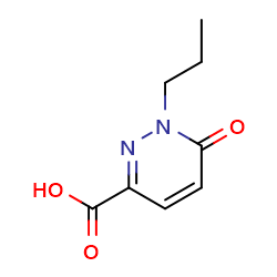 6-oxo-1-propyl-1,6-dihydropyridazine-3-carboxylicacid图片