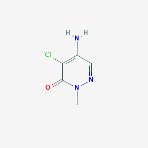 5-amino-4-chloro-2-methyl-2,3-dihydropyridazin-3-one图片
