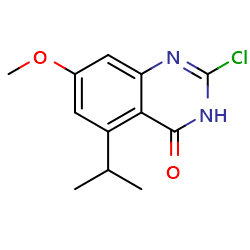 2-chloro-7-methoxy-5-(propan-2-yl)-3,4-dihydroquinazolin-4-one图片