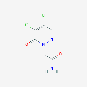2-(4,5-dichloro-6-oxo-1,6-dihydropyridazin-1-yl)acetamide图片