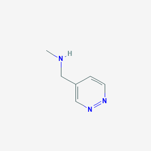 methyl(pyridazin-4-ylmethyl)amine图片