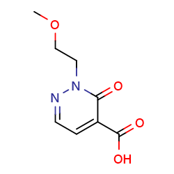 2-(2-methoxyethyl)-3-oxo-2,3-dihydropyridazine-4-carboxylicacid图片