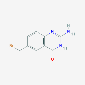 2-amino-6-(bromomethyl)-3,4-dihydroquinazolin-4-one图片