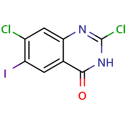 2,7-dichloro-6-iodo-3,4-dihydroquinazolin-4-one图片