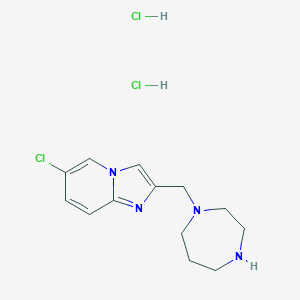 1-({6-Chloroimidazo[1,2-a]pyridin-2-yl}methyl)-1,4-diazepane Dihydrochloride图片