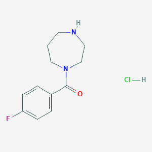 1-(4-fluorobenzoyl)-1,4-diazepane hydrochloride图片