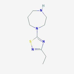 1-(3-ethyl-1,2,4-thiadiazol-5-yl)-1,4-diazepane图片